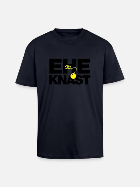 Ehe Knast - Oversized Heavyweight Unisex T-Shirt - French Navy
