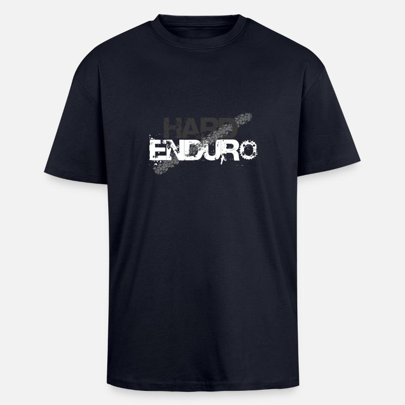 hardenduro3 - Oversized Heavyweight Unisex T-Shirt - French Navy