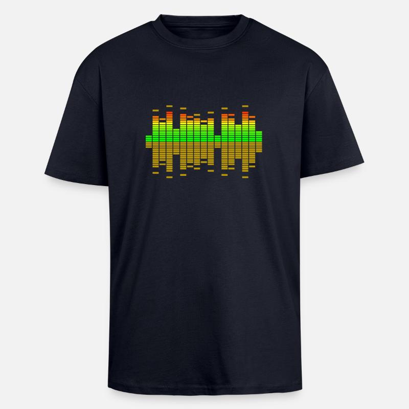 equalizer - Oversized Heavyweight Unisex T-Shirt - French Navy