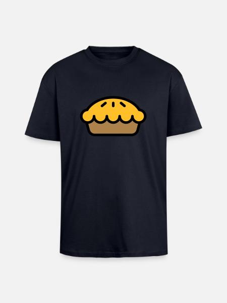 Apple Pie - Unisex Oversized Heavyweight T-shirt - french navy