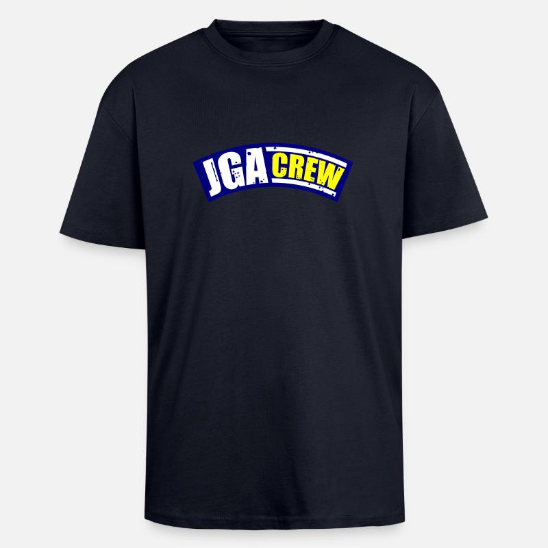 Jga Crew - Oversized Heavyweight Unisex T-Shirt - French Navy