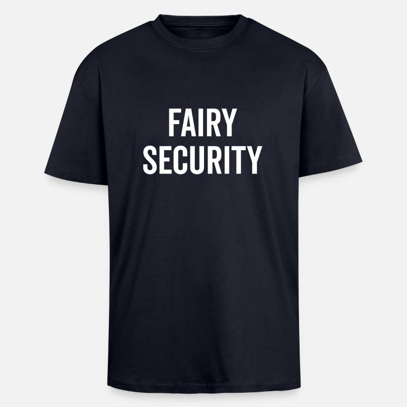 Fairy Security - Unisex Oversized Heavyweight T-shirt - french navy