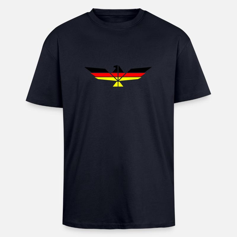 German eagle - Unisex Oversized Heavyweight T-shirt - french navy
