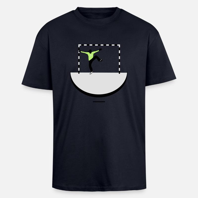 Torfrau - Oversized Heavyweight Unisex T-Shirt - French Navy