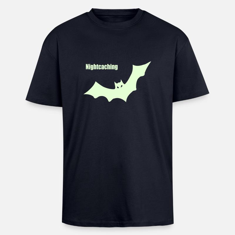 NC Bat 1 - Oversized Heavyweight Unisex T-Shirt - French Navy