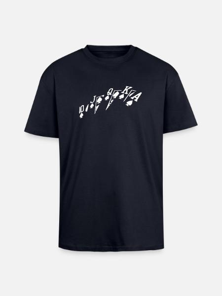 poker_02 - Unisex Oversized Heavyweight T-shirt - french navy