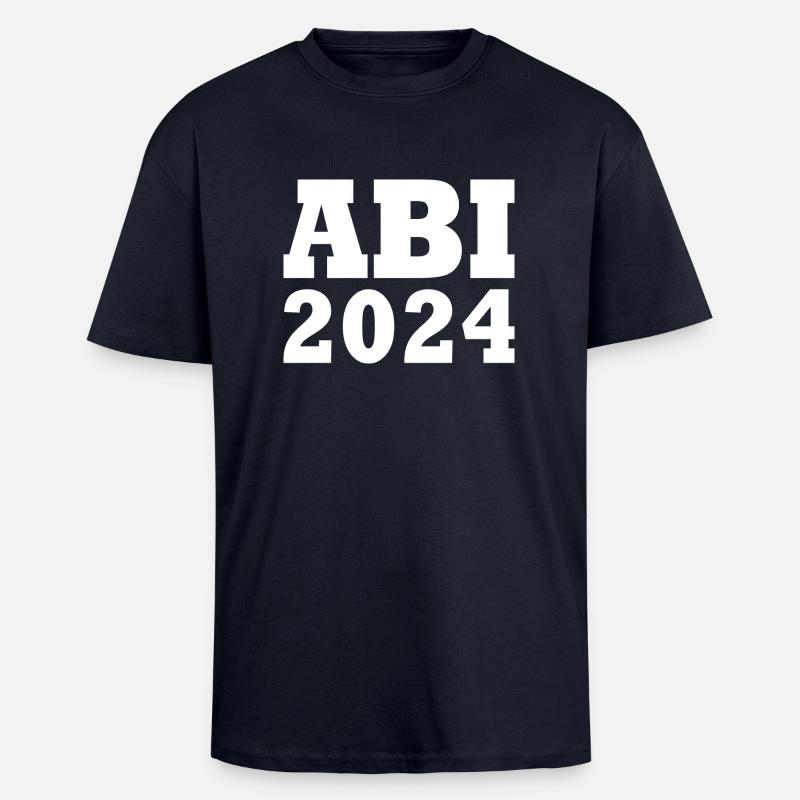Abi 2024 - Oversized Heavyweight Unisex T-Shirt - French Navy