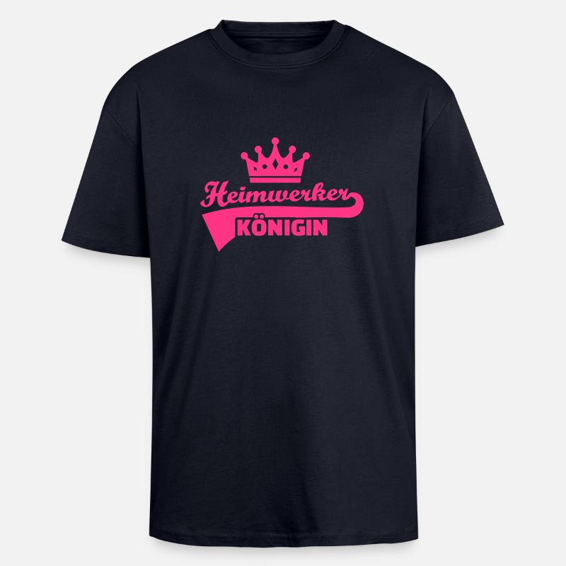 Heimwerker - Oversized Heavyweight Unisex T-Shirt - French Navy