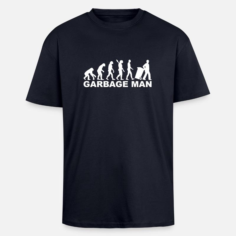 Müllmann - Oversized Heavyweight Unisex T-Shirt - French Navy