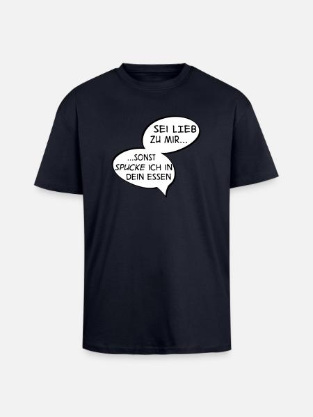 Cuisinier - T-shirt unisexe oversize épais - bleu marine