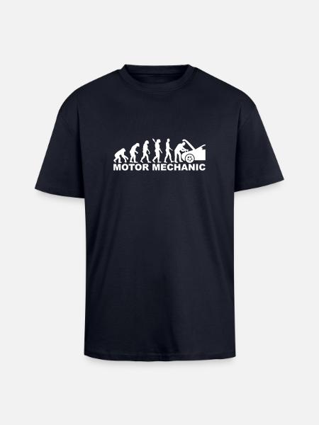Motor mechanic - Unisex Oversized Heavyweight T-shirt - french navy