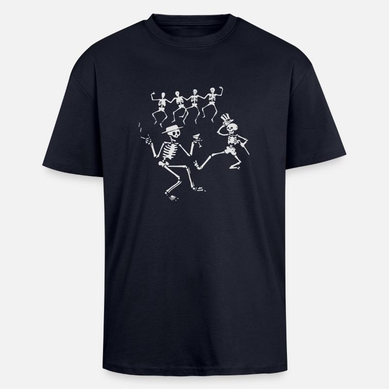 dancemacabre - Oversized Heavyweight Unisex T-Shirt - French Navy