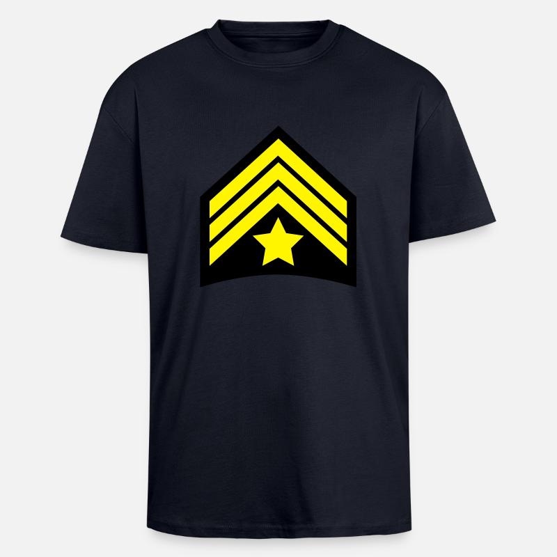 sergeant_cop__f2 - Oversized Heavyweight Unisex T-Shirt - French Navy