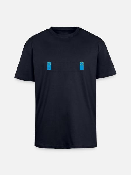 Italien Platte_g1 - Oversized Heavyweight Unisex T-Shirt - French Navy