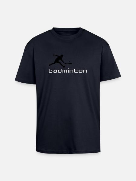 badminton_022011_v_2c - Unisex Oversized Heavyweight T-shirt - french navy