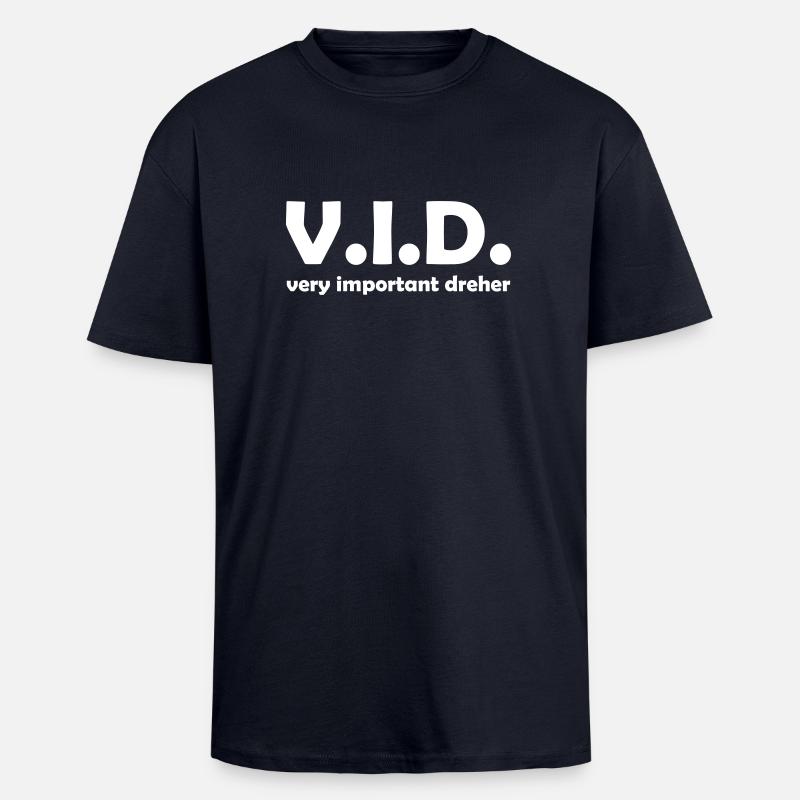 dreher - Oversized Heavyweight Unisex T-Shirt - French Navy