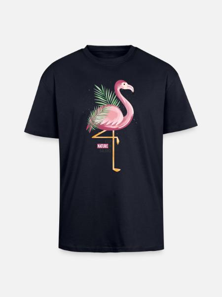 Keep Nature in Balance - Unisex Oversized Heavyweight T-shirt - french navy