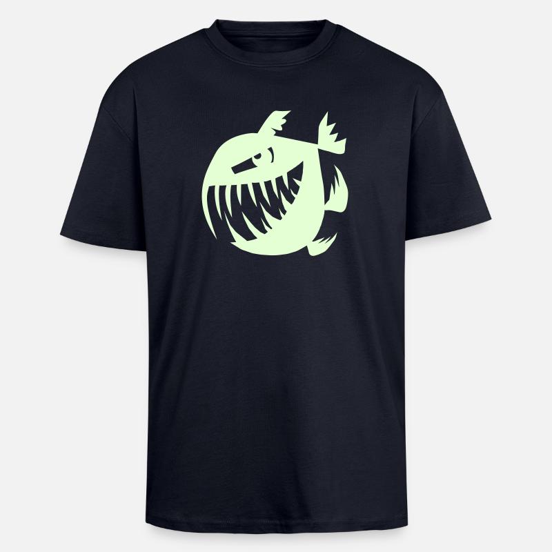 Evil Merry Perry - Unisex Oversized Heavyweight T-shirt - french navy