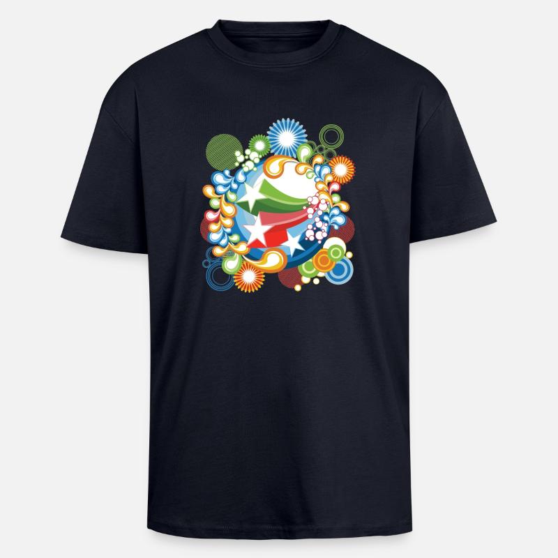 72 - Oversized Heavyweight Unisex T-Shirt - French Navy