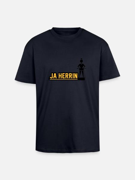 ja_herrin - Unisex Oversized Heavyweight T-shirt - french navy