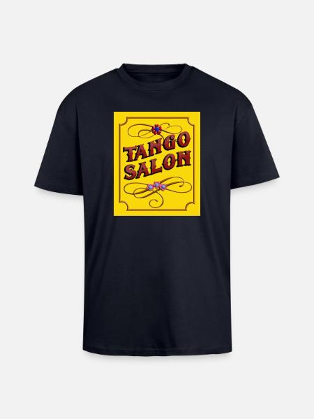 Salon de tango - T-shirt unisexe oversize épais - bleu marine