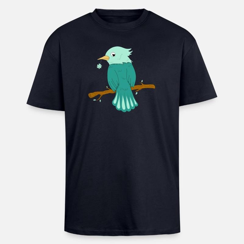 Glücksbringer - Oversized Heavyweight Unisex T-Shirt - French Navy