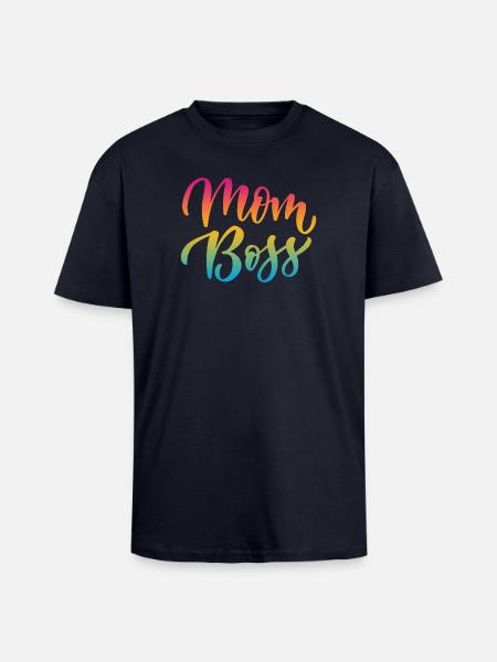 Best Mom  - Unisex Oversized Heavyweight T-shirt - french navy