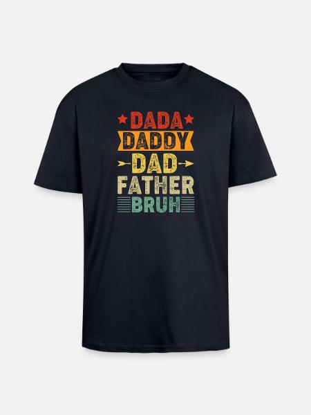 Santa Claus Text Style Design - Unisex Oversized Heavyweight T-shirt - french navy