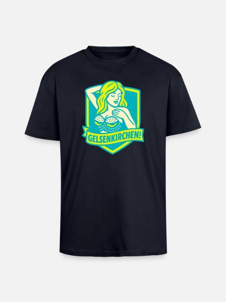 Gelsenkirchen Superstar - Unisex Oversized Heavyweight T-shirt - french navy