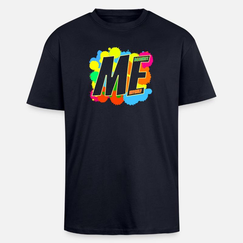 ICH & ICH - Oversized Heavyweight Unisex T-Shirt - French Navy
