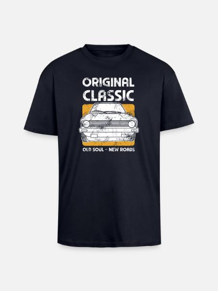 Volkswagen VW GTI Original Classic - Unisex Oversized Heavyweight T-shirt - french navy