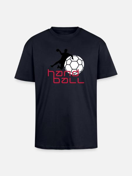 handball_i_3c - Unisex Oversized Heavyweight T-shirt - french navy