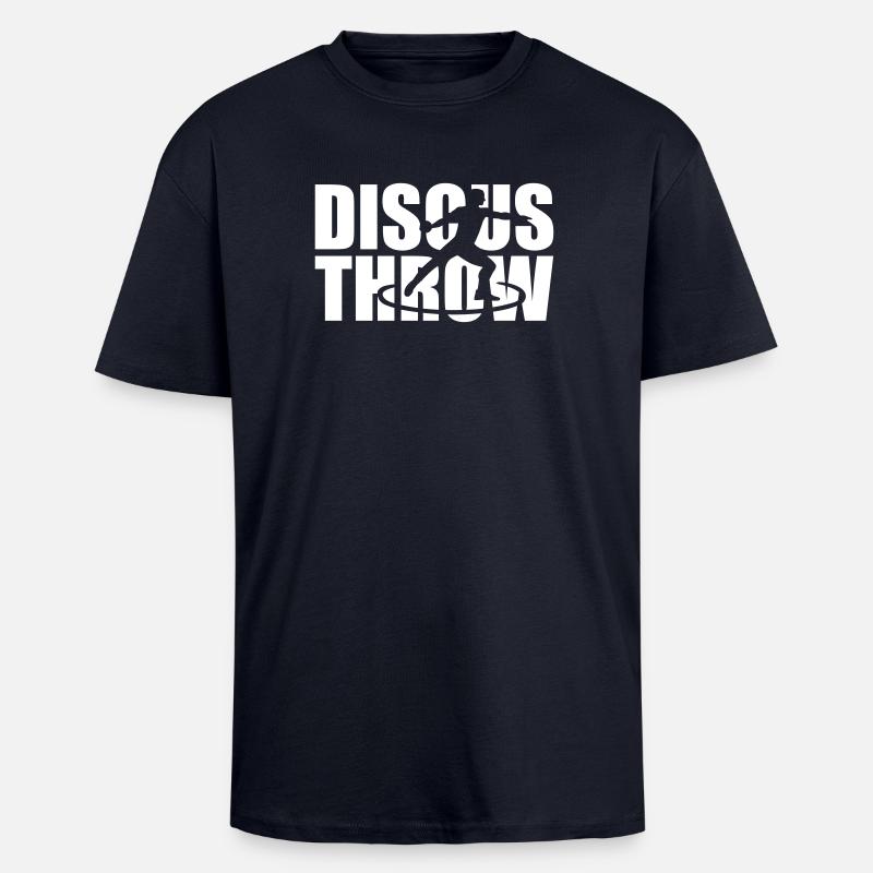 Diskuswurf - Oversized Heavyweight Unisex T-Shirt - French Navy