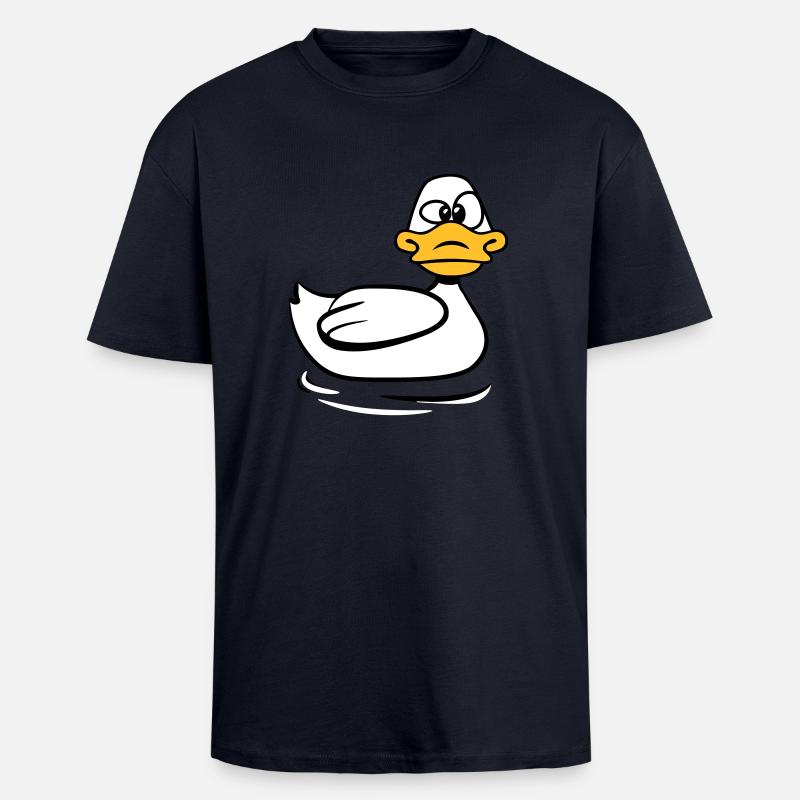 duck goofy - Unisex Oversized Heavyweight T-shirt - french navy