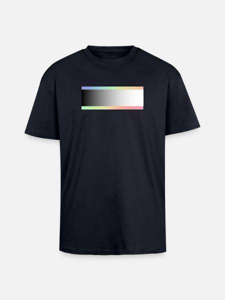 Grey Areas and Colourful - Unisex Oversized Heavyweight T-shirt - french navy