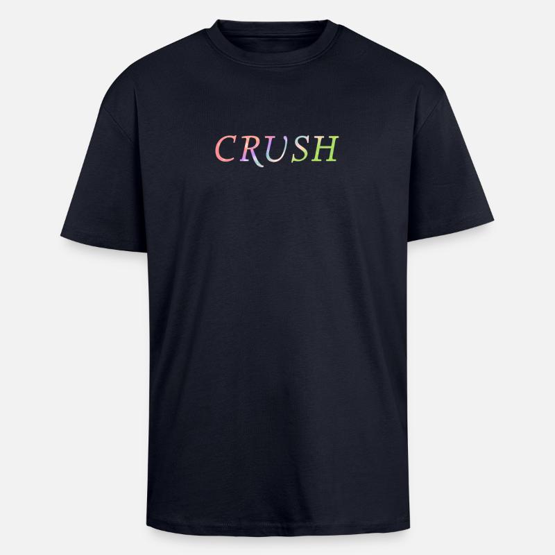 crush bunt - Oversized Heavyweight Unisex T-Shirt - French Navy