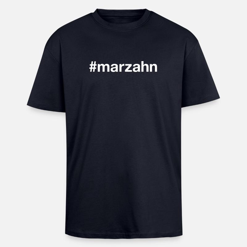 Marzahn - Oversized Heavyweight Unisex T-Shirt - French Navy