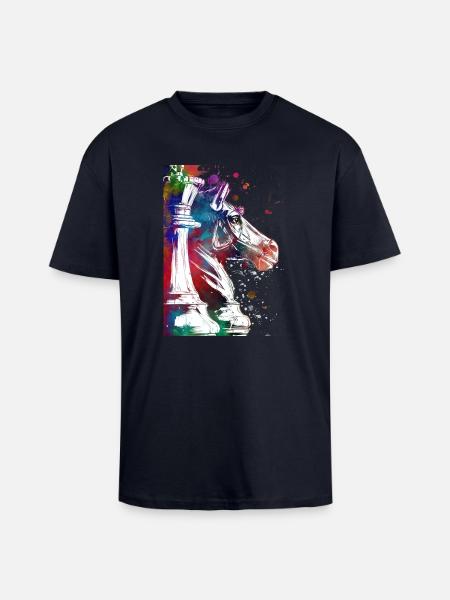 Chess Pawns Sport - Unisex Oversized Heavyweight T-shirt - french navy