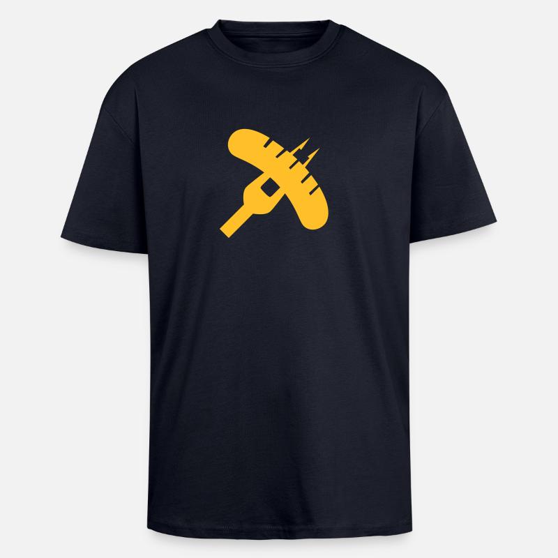 Coole Wurst - Oversized Heavyweight Unisex T-Shirt - French Navy