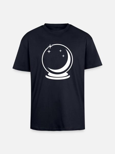 Glaskugel - Oversized Heavyweight Unisex T-Shirt - French Navy