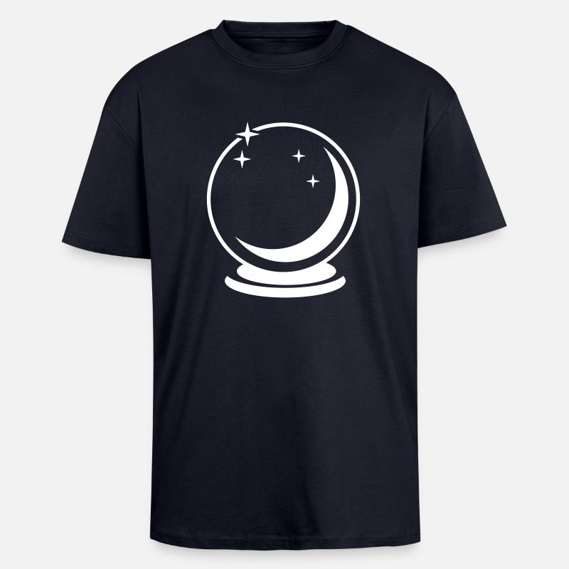 glass sphere - Unisex Oversized Heavyweight T-shirt - french navy