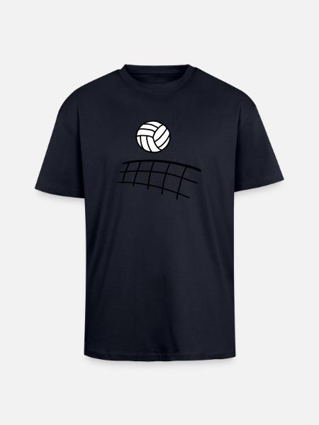 Volleyball - 2 - Unisex Oversized Heavyweight T-shirt - french navy