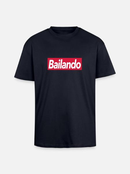 Bailando - Dance Shirt - Unisex Oversized Heavyweight T-shirt - french navy