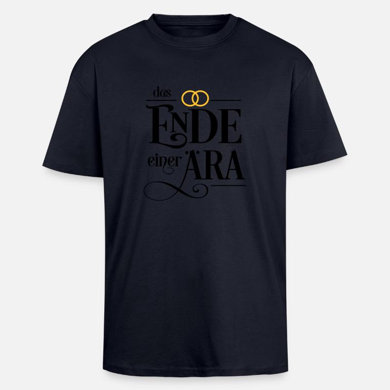 Junggesellenabschied - Oversized Heavyweight Unisex T-Shirt - French Navy