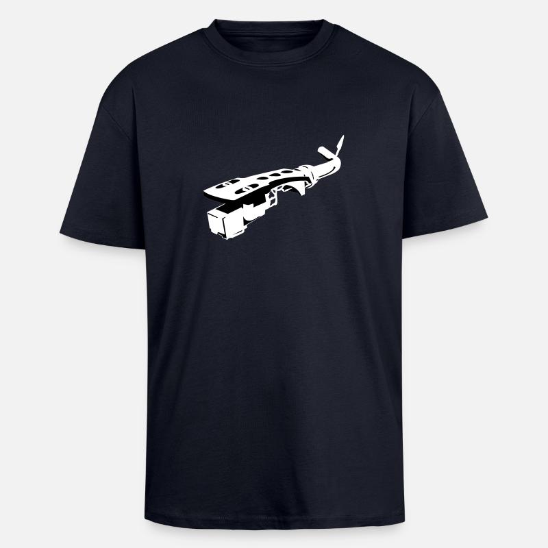 Tonarm - Oversized Heavyweight Unisex T-Shirt - French Navy