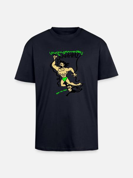 Jungle Call - Unisex Oversized Heavyweight T-shirt - french navy