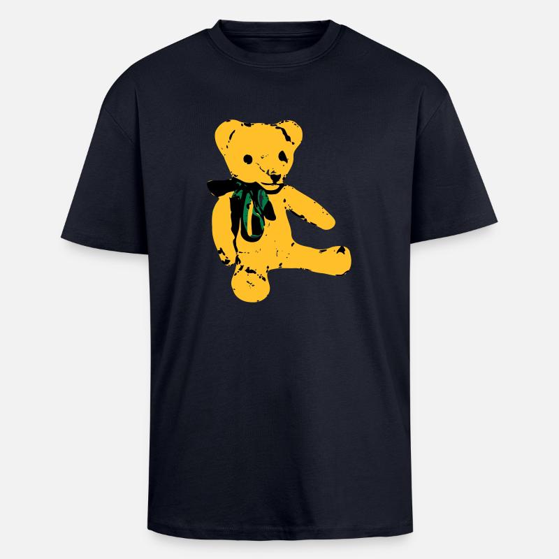 teddy bear teddy - Unisex Oversized Heavyweight T-shirt - french navy