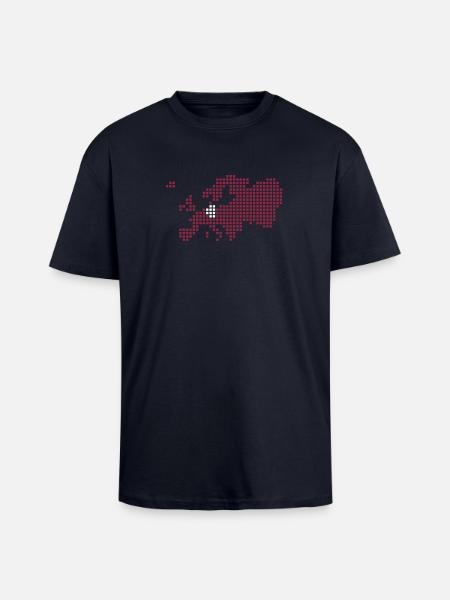Germany - Unisex Oversized Heavyweight T-shirt - french navy