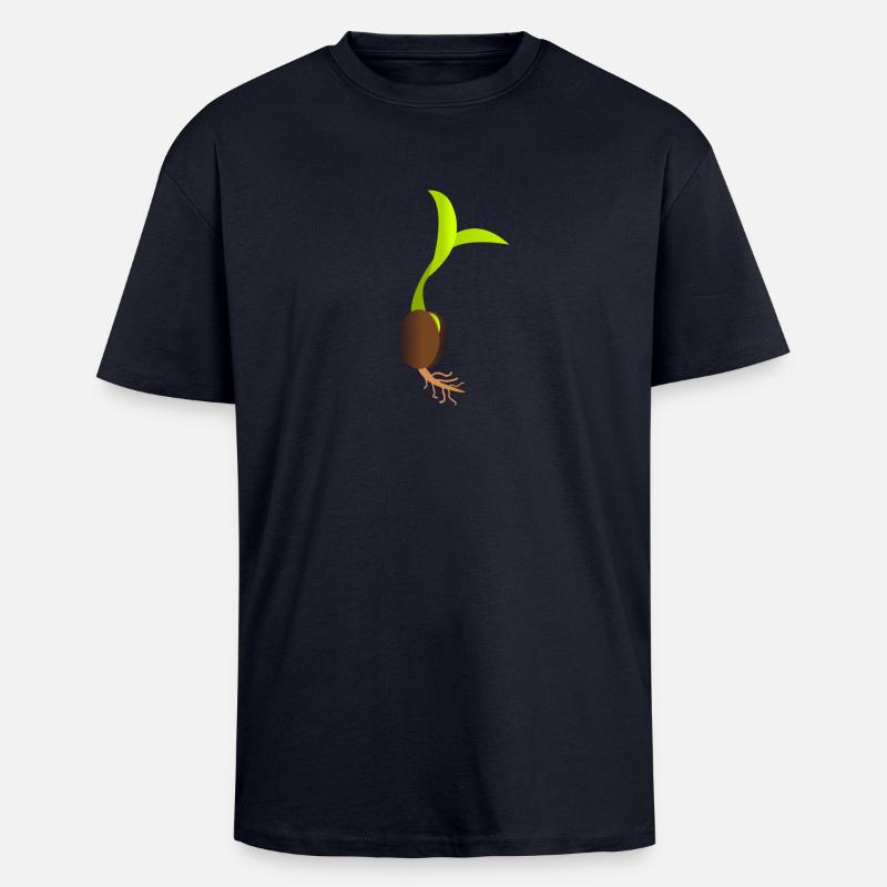seedling - Unisex Oversized Heavyweight T-shirt - french navy