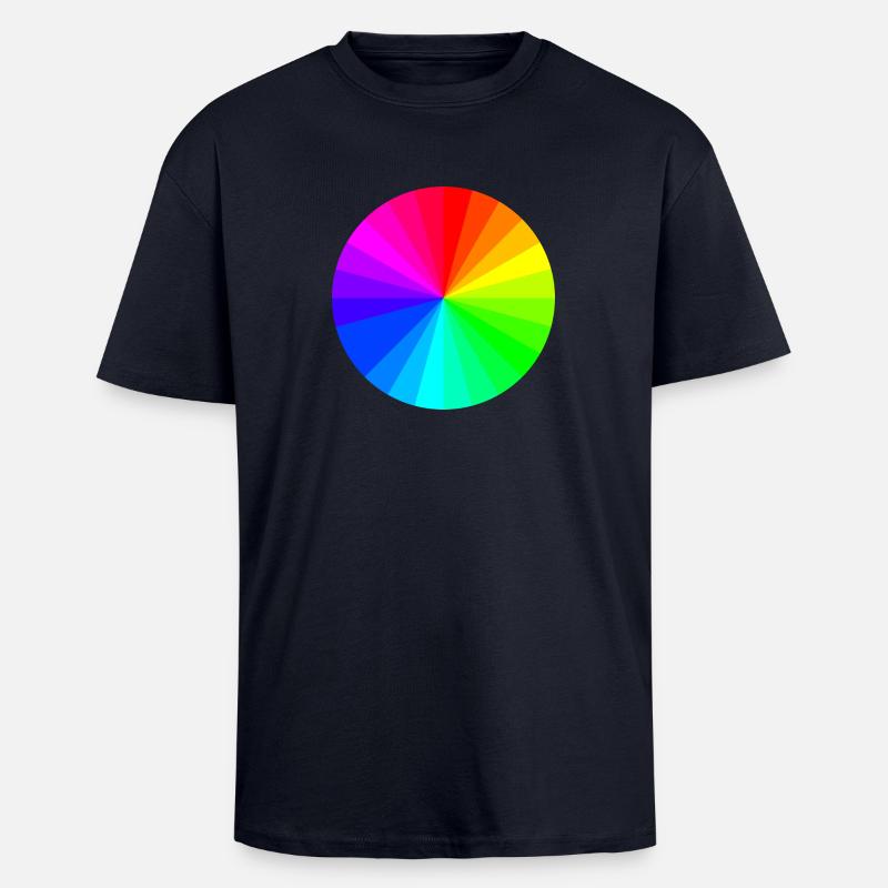 Farbkreis - Oversized Heavyweight Unisex T-Shirt - French Navy